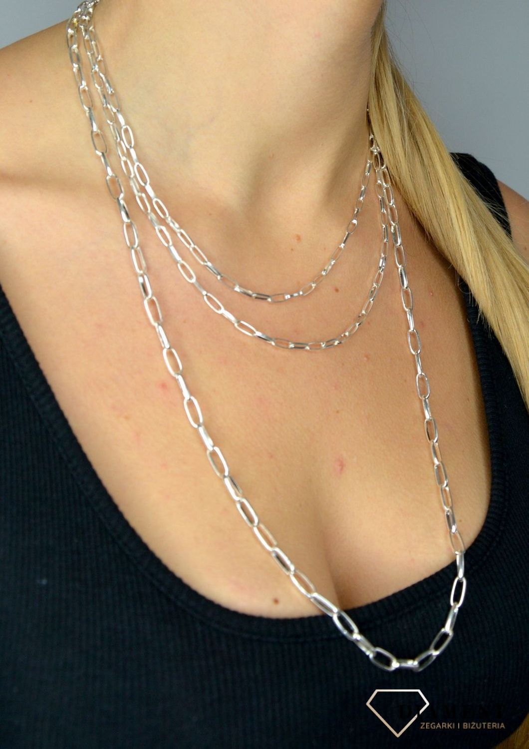 Srebrny łańcuszek 925 równe ogniwka 'Duży ankier' DIA-LAN-1712-925 3,1mm (1).jpg